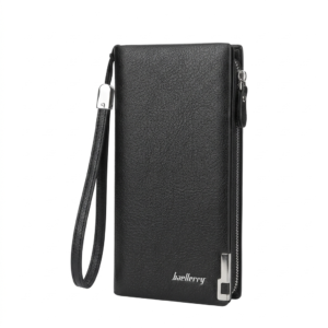 Men’s Faux Leather Long Wallet Korean Style