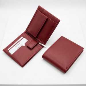 Classic Burgundy Red wallets for Men’s Premium Quality PU leather Best Slim Design